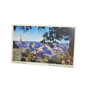 Vintage TWA Grand Canyon Postcard 1951 Trans World Airlines Arizona Travel Litho